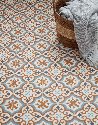 Patterned Tiles - Terracotta Mosaic [2.00m x 4m]