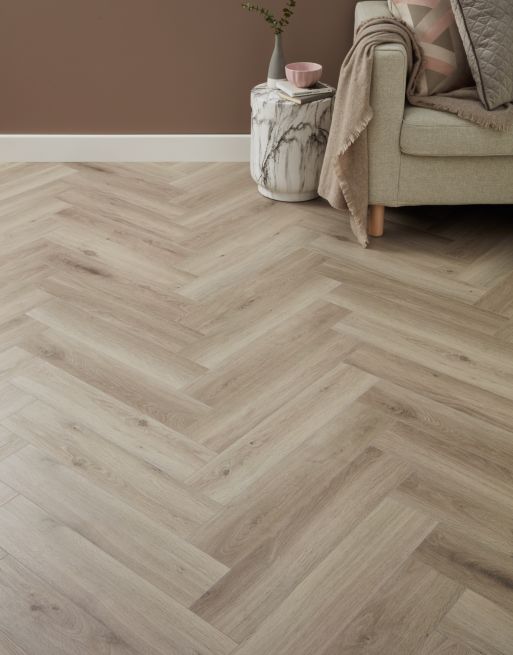 Herringbone - Oyster Oak