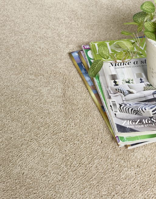 This carpet is 7mm thick, the compact pile of this carpet makes for a solid underfoot feel, giving support as you walk and is less likely to show footprints and other pile displacements.