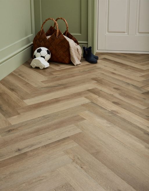 Artisan Herringbone - Light Vanilla Oak