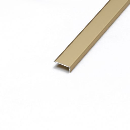 10mm Stair Nosing - Stickdown - Gold Satin