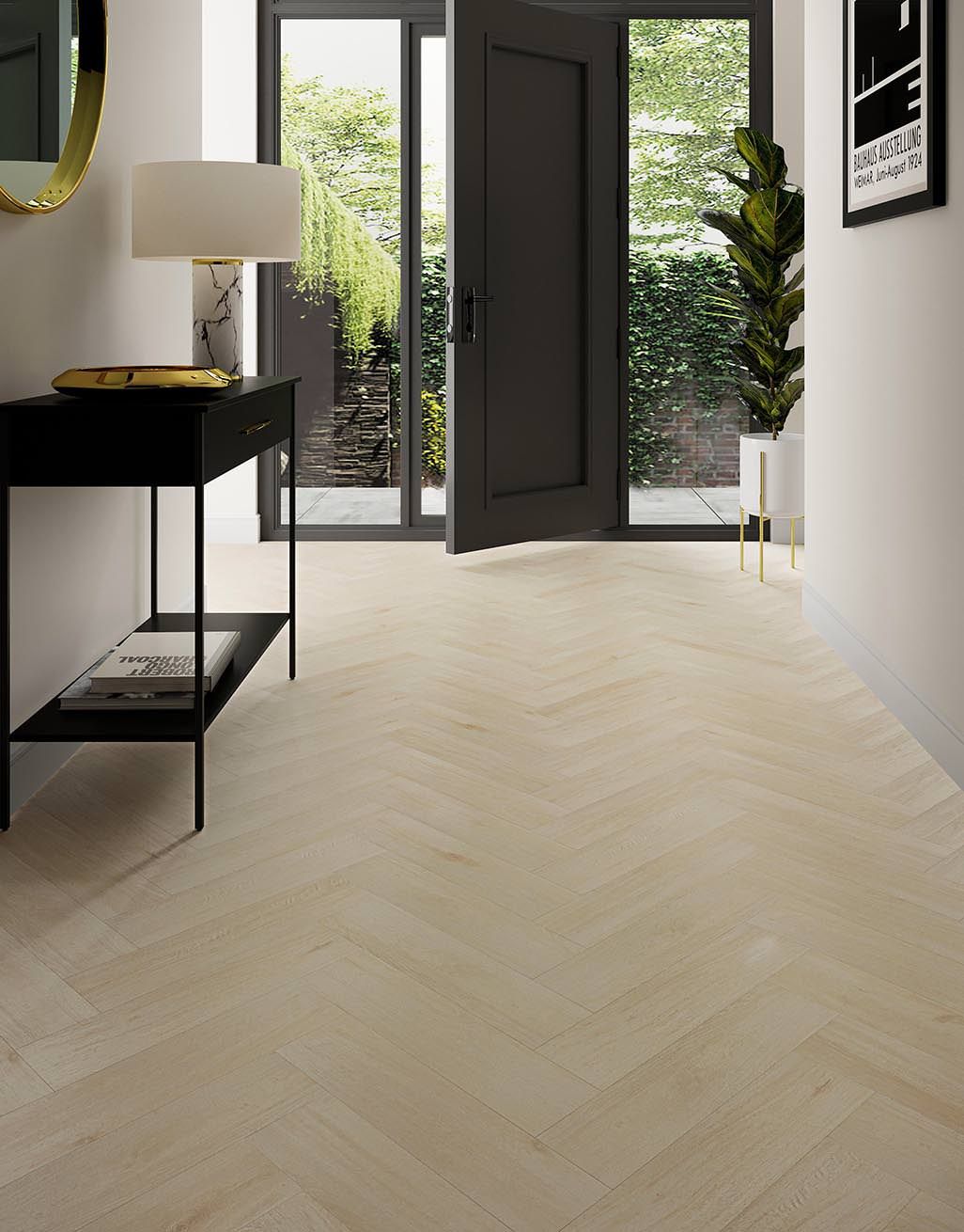 Augustus - Frosted Oak Herringbone 1