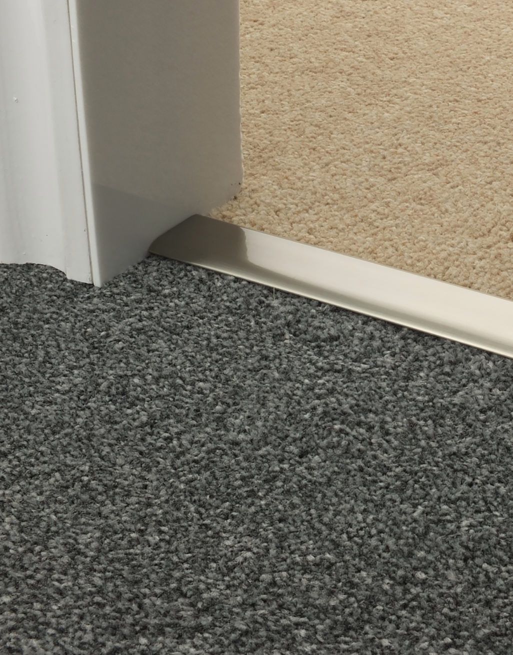 Satin Nickel Elite Carpet to Carpet Transition Profile 1