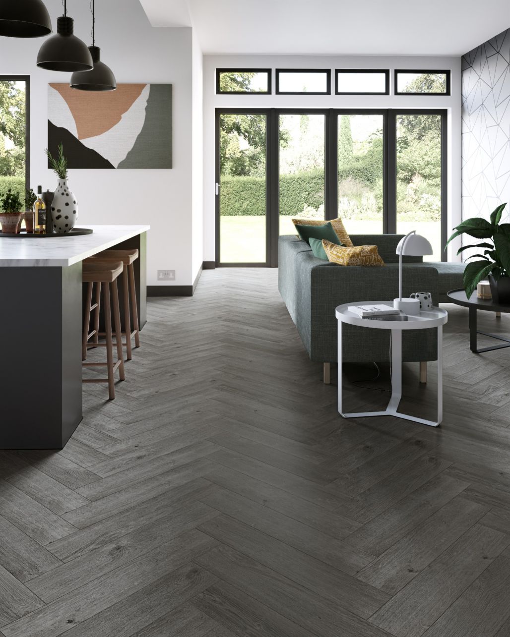 EvoCore Essentials Herringbone - Earl Grey Oak 3