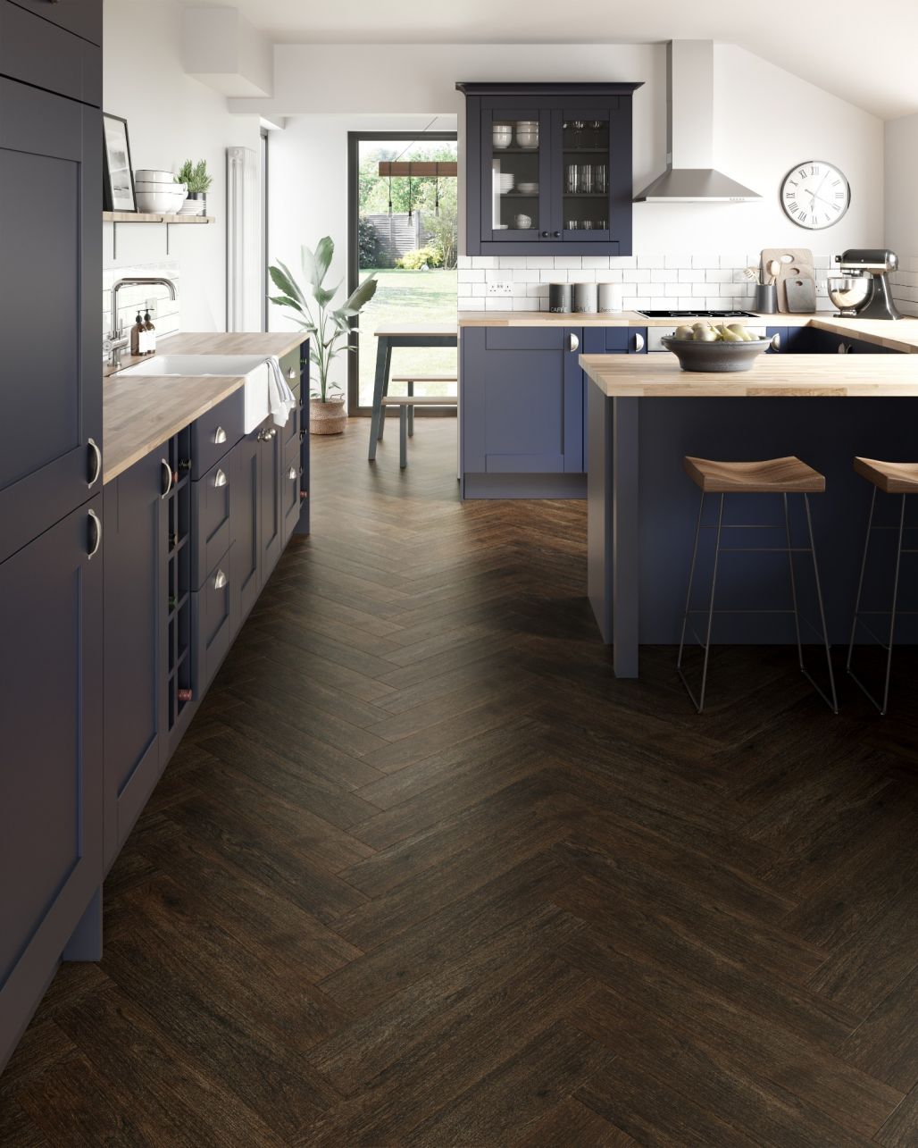 EvoCore Essentials Herringbone - Vintage Mansion Oak 3