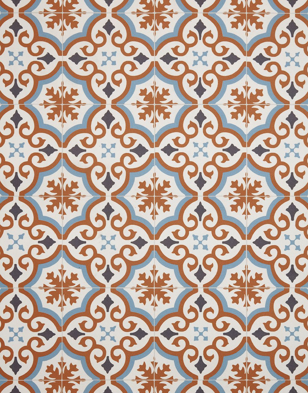 Patterned Tiles - Terracotta Mosaic [2.00m x 4m] 3