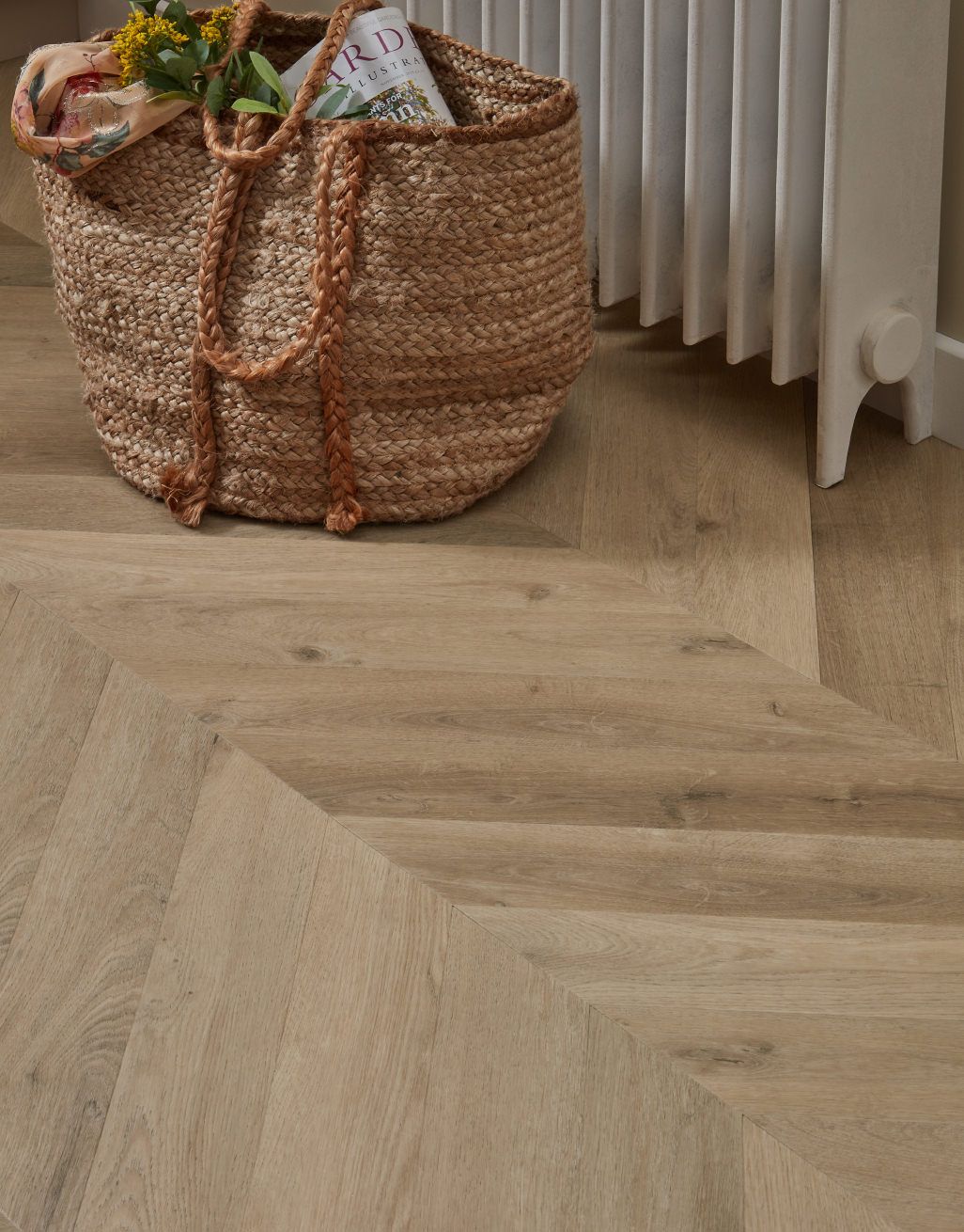 Signature Chevron - Oyster Oak 2