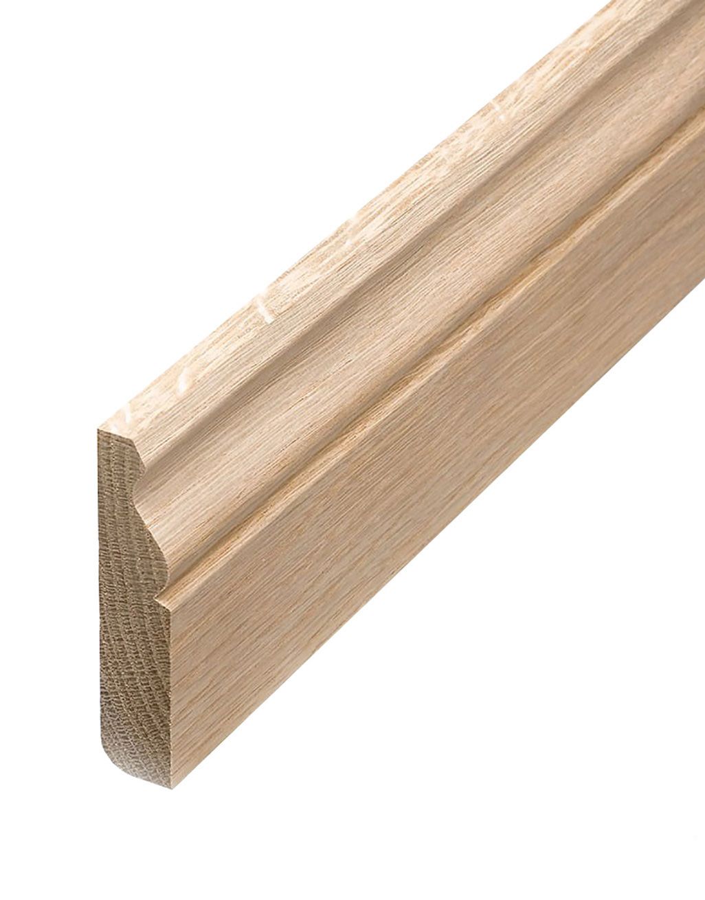 WS1 Unfinished Solid Oak Skirting 1