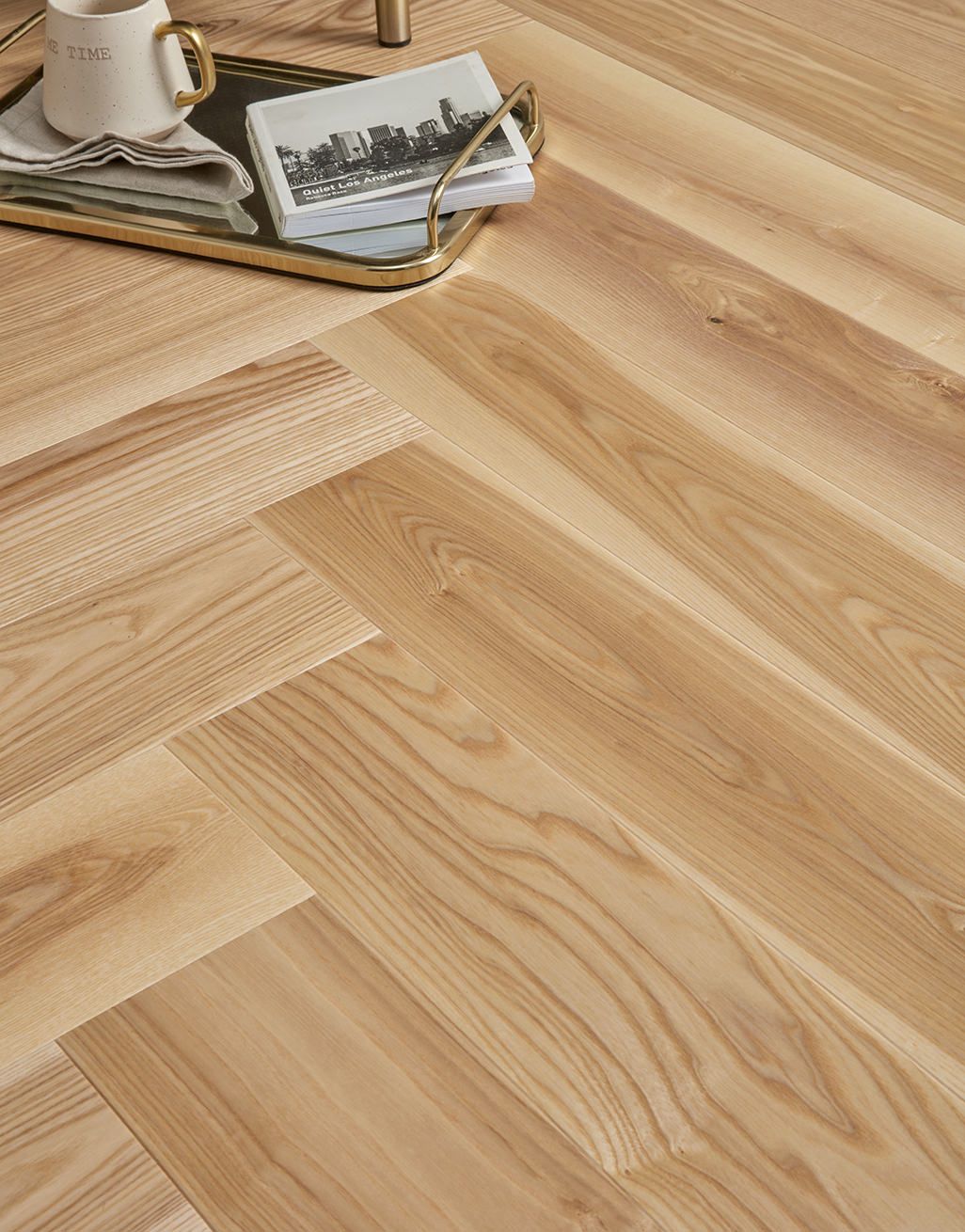 Marylebone Light Meadow Ash Lacquered Engineered Wood Flooring 2