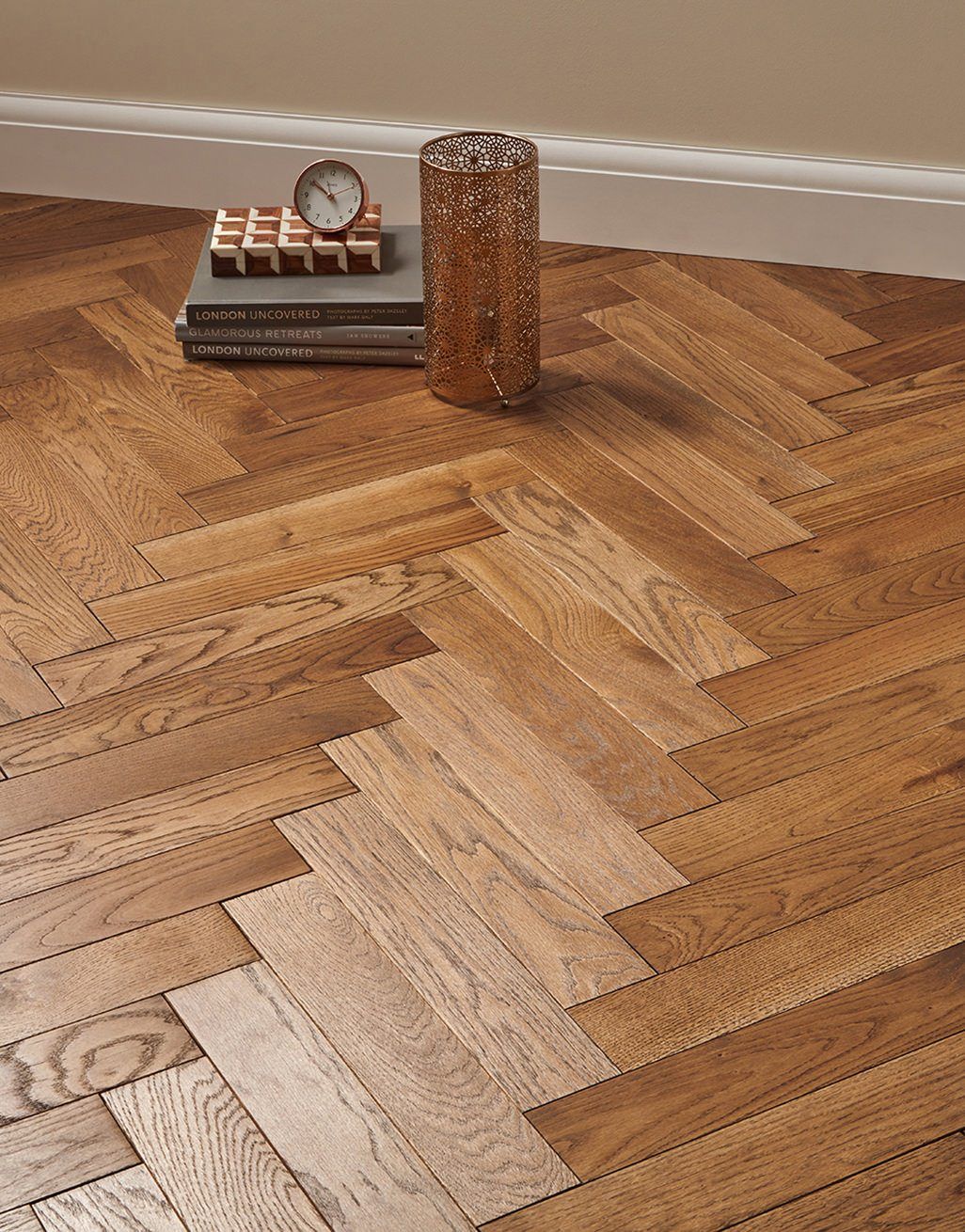 Park Avenue Herringbone Georgian Oak Solid Wood Flooring 1