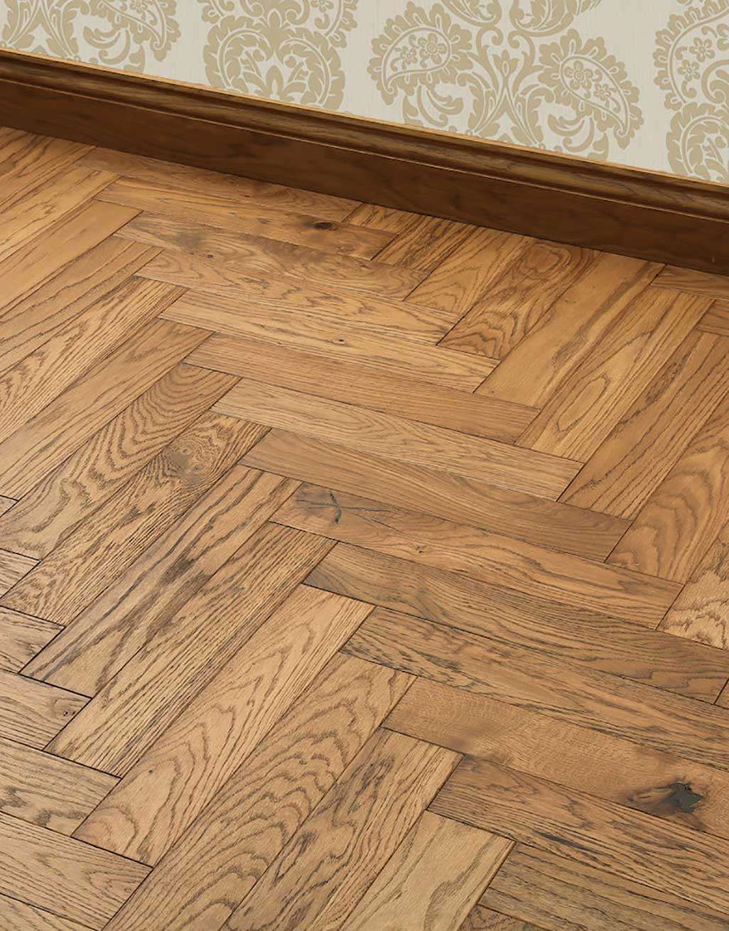 Park Avenue Herringbone Georgian Oak Solid Wood Flooring 7