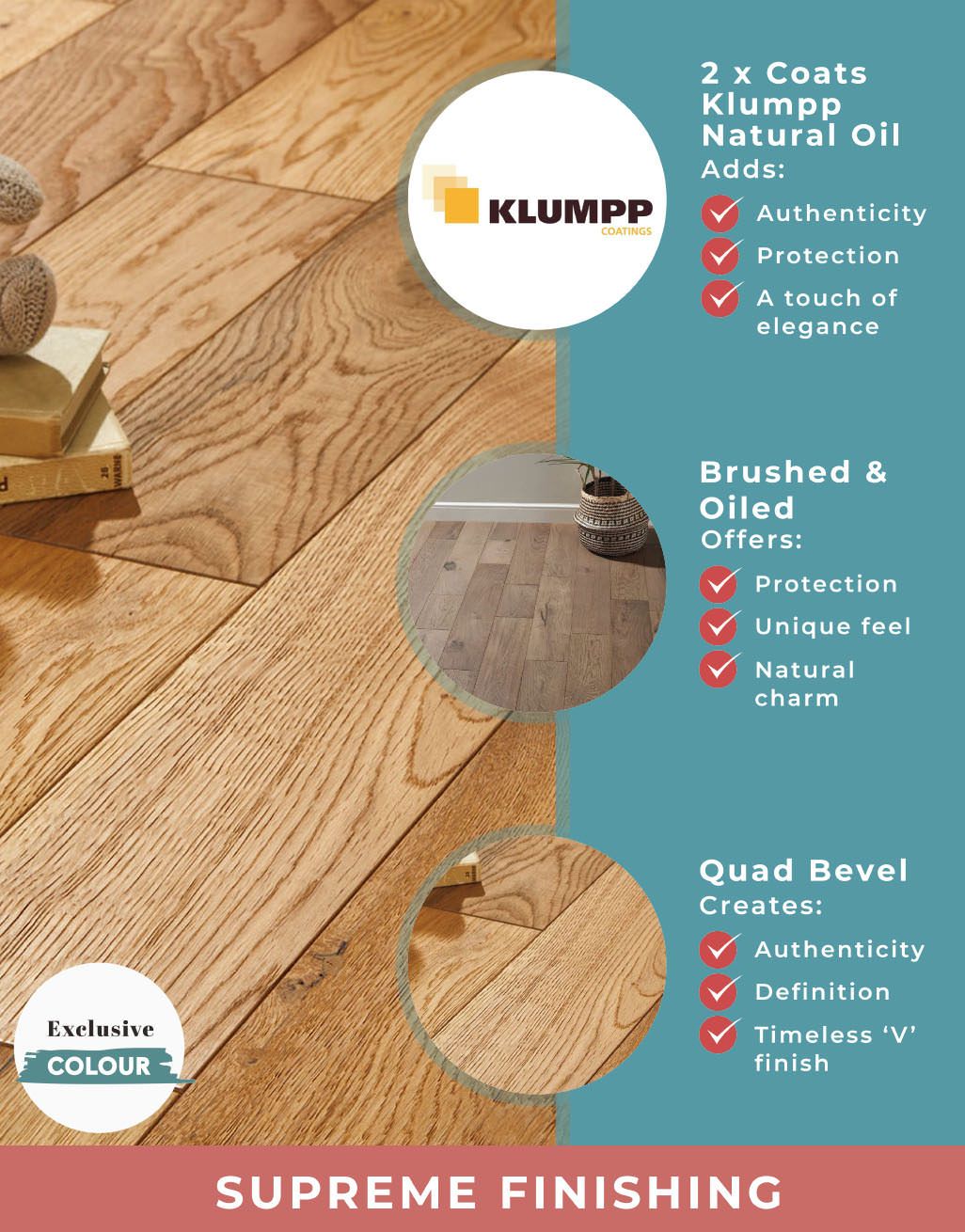 Studio Natural Oak Brushed & Oiled Engineered Wood Flooring 5