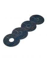 FC43 - Dark Brown Oak Radiator Rings - 4 Pack