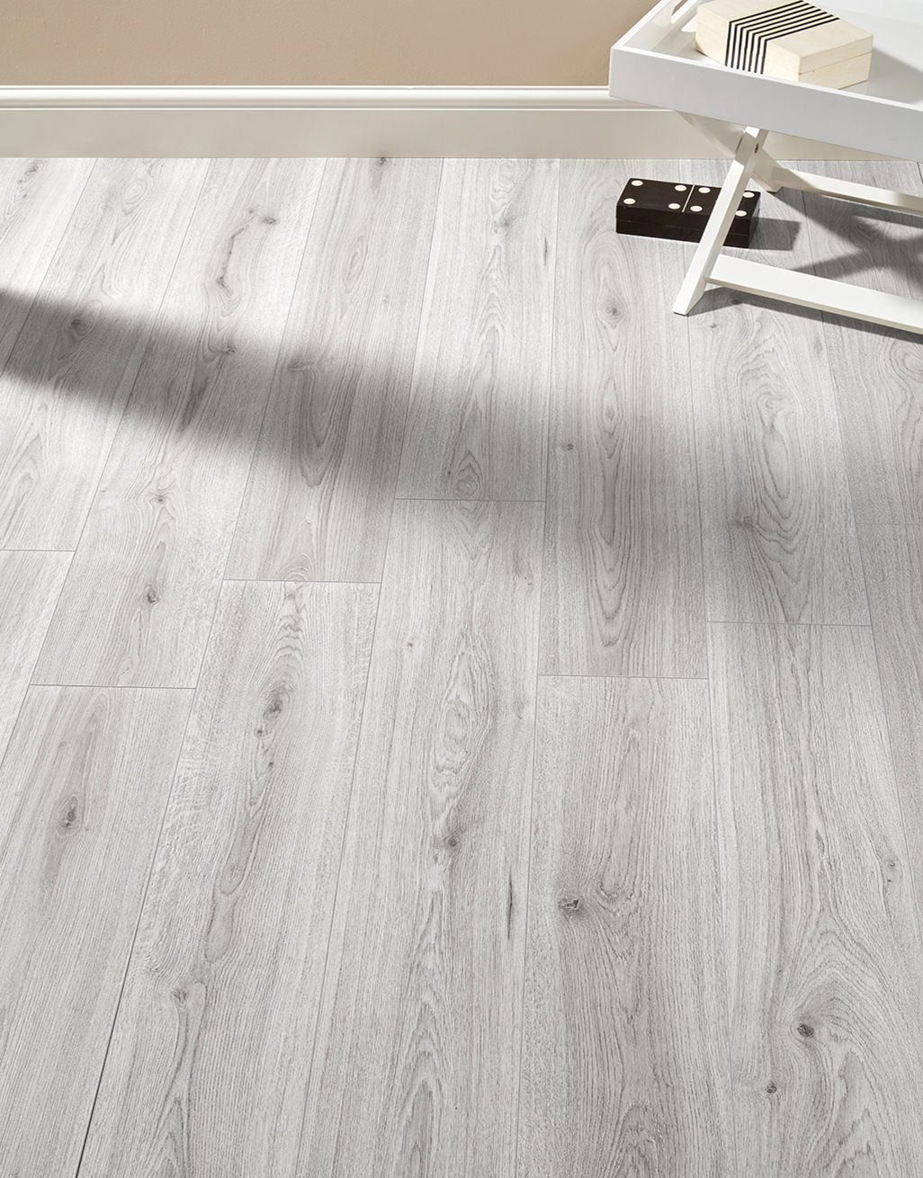 Farmhouse - Light Grey Oak Laminate Flooring | Flooring Superstore