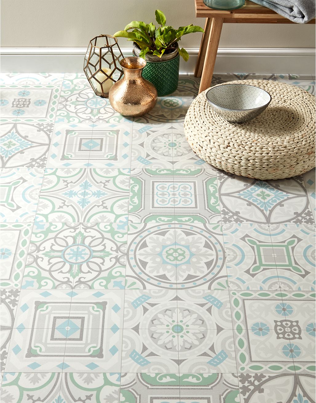 Patterned Tiles - Antique | Flooring Superstore