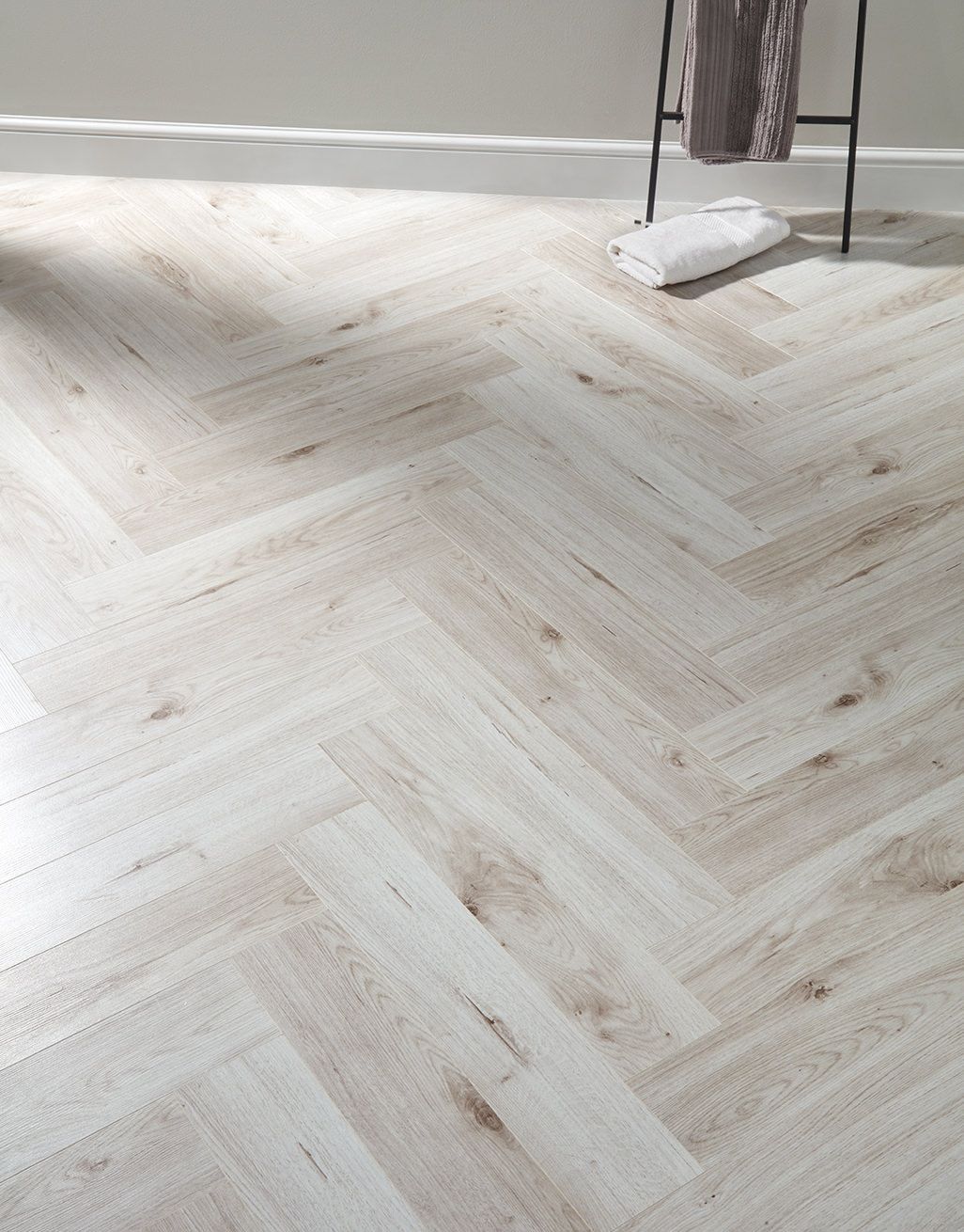 Herringbone - Pearl Oak Laminate Flooring | Flooring Superstore
