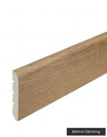 Light Oak Water Resistant Skirting 80mm