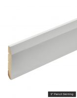 Chamfered Wood Skirting - White 5