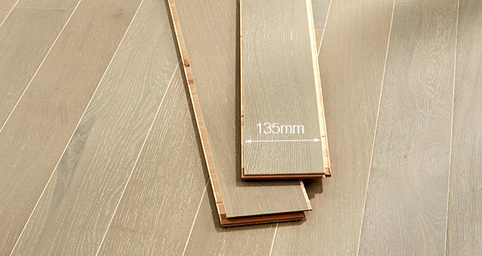 Salcombe Grey Pebble Oak Engineered Wood Flooring - Descriptive 2